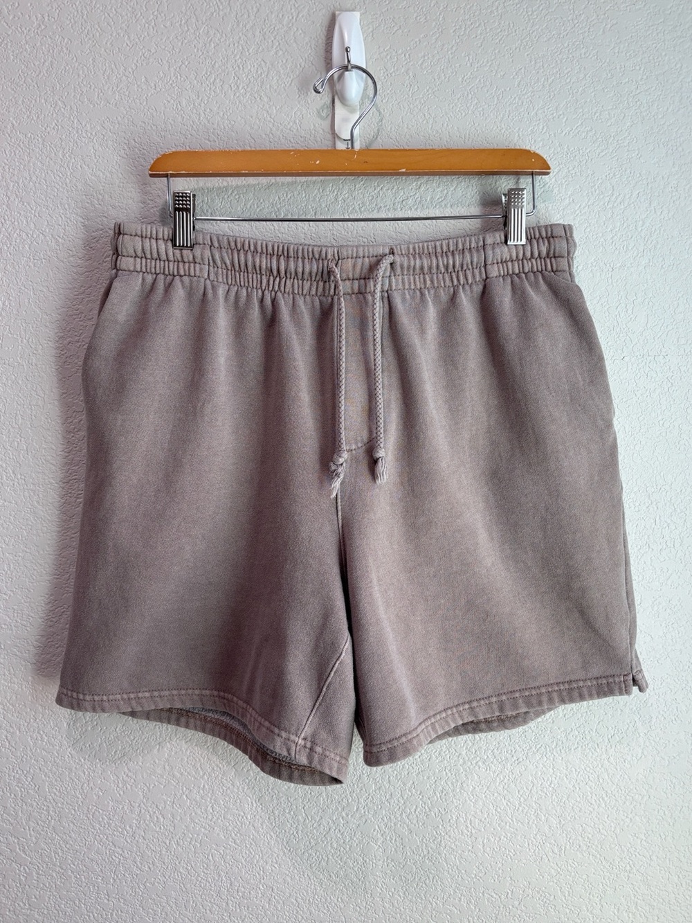 Men’s PacSun Vintage Washed Sweat Shorts Brown Large